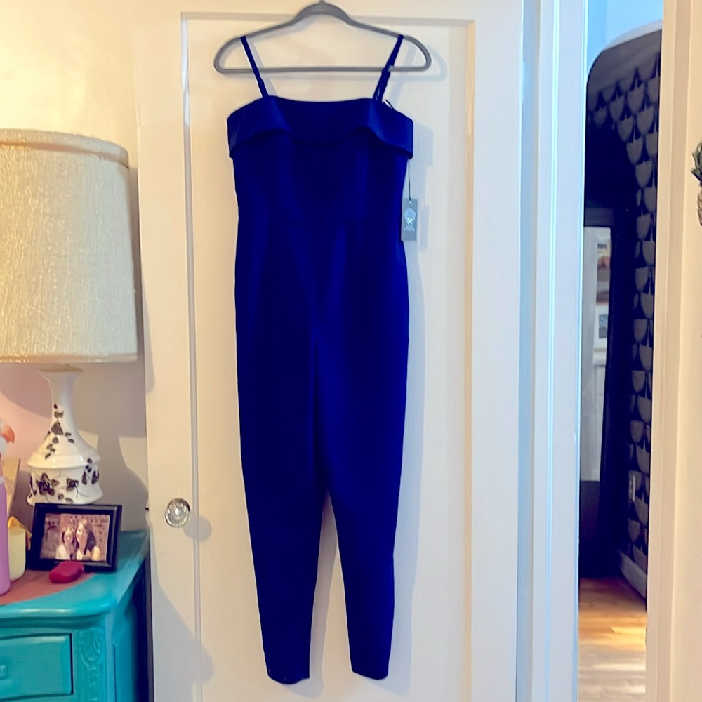 NWT, Vince Camuto Ruffle Jumpsuit